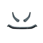 FRONT SPLITTER LIP IN GLOSS BLACK For AUDI A4 2019+ FACELIFT B9 S LINE /S4