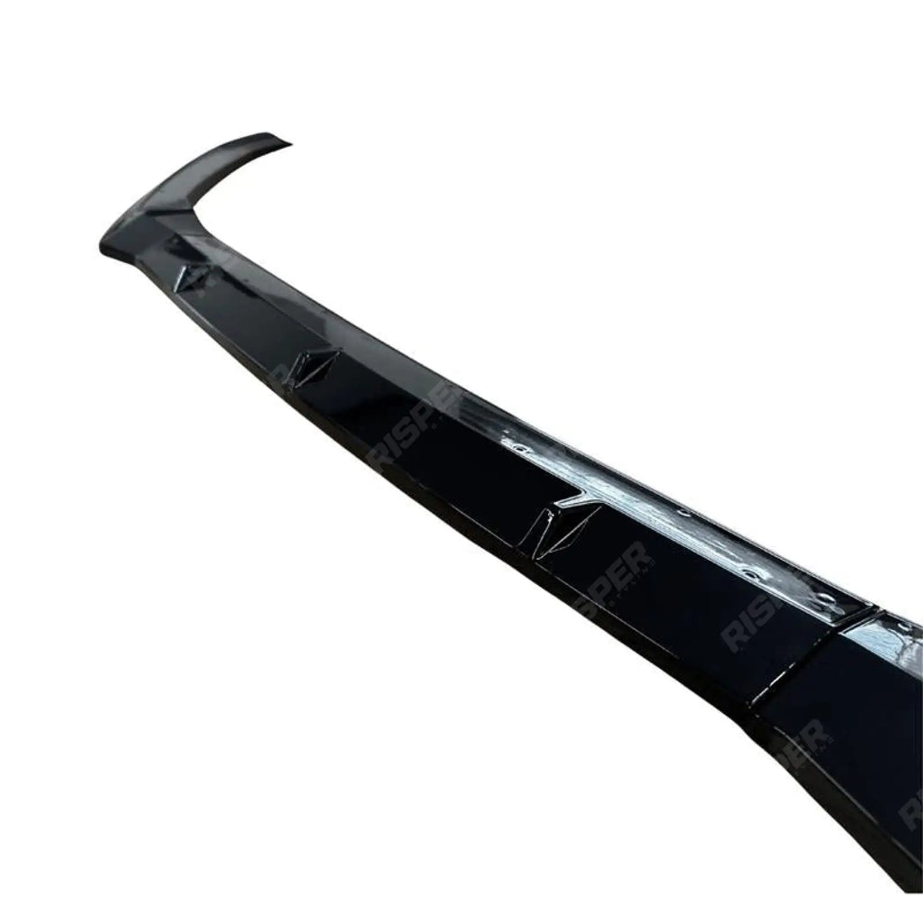 Front Splitter Lip In Gloss Black For Audi A6 C7 S-Line Saloon/Avant 2014-2017