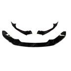 Front Splitter Lip In Gloss Black For BMW 1 Series F20 M Sport LCI Facelift 2015-2019