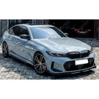 Front Splitter Lip In Gloss Black For BMW 3 Series G20 LCI M Sport Facelift 2022+