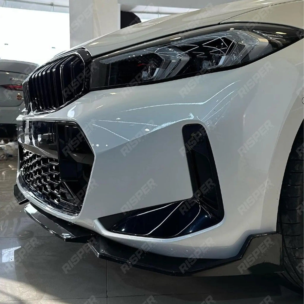 Front Splitter Lip In Gloss Black For BMW 3 Series G20 LCI M Sport Facelift 2022+