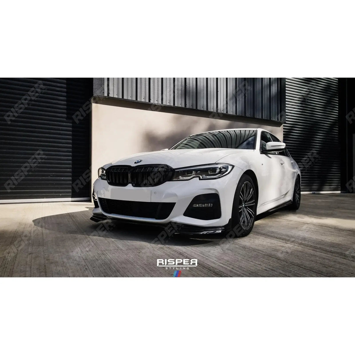 Front Splitter Lip In Gloss Black For BMW 3 Series M Sport G20/G21 2018-2021 (pre-lci)