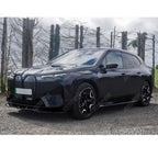 Front Splitter Lip In Gloss Black For BMW IX M Sport I20 2021+