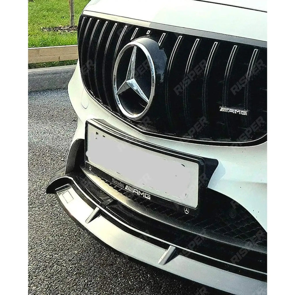 Front Splitter Lip In Gloss Black For Mercedes E-Class 'E63S AMG Brabus' W213 2016-2020