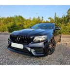 Front Splitter Lip In Gloss Black For Mercedes E-Class 'E63S AMG Brabus' W213 2016-2020