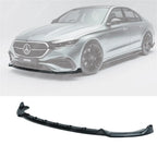 Front Splitter Lip In Gloss Black For Mercedes E Class W214 2024+