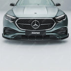Front Splitter Lip In Gloss Black For Mercedes E Class W214 2024+