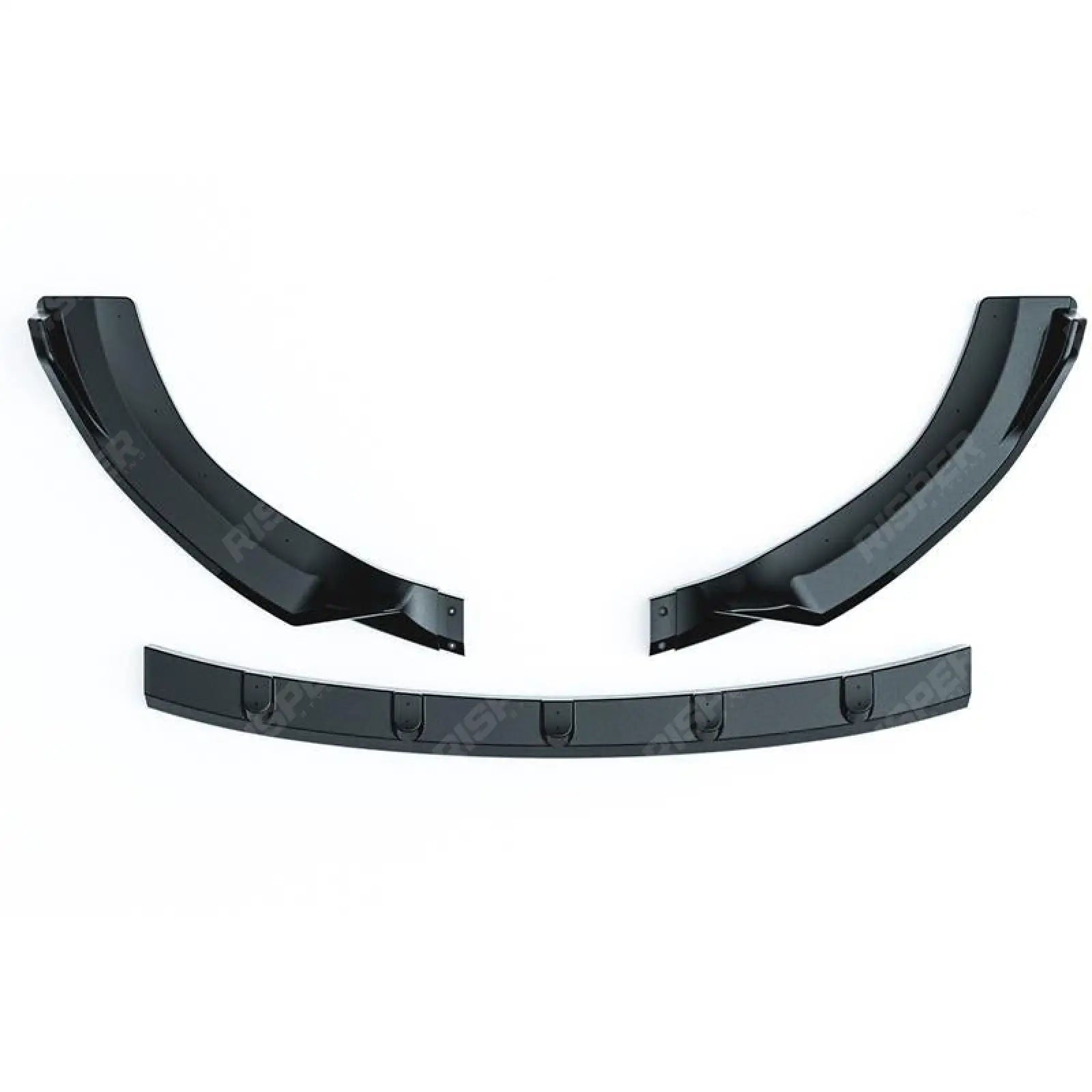Front Splitter Lip In Gloss Black For Mercedes E Class W214 2024+