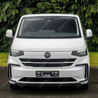 Front Splitter Lip In Gloss Black For Volkswagen Transporter T7 2025 on