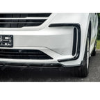 Front Splitter Lip In Gloss Black For Volkswagen Transporter T7 2025 on