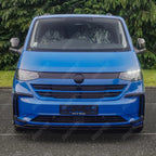 Front Splitter Lip In Gloss Black For Volkswagen Transporter T7 2025 on