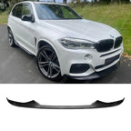 Front Splitter Lip in Matte Black For BMW X5 F15 M Sport 2013-2018