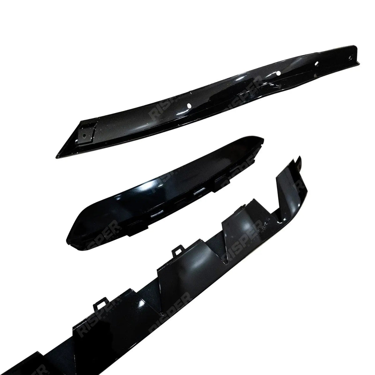 Front Splitter Lip Kit In Gloss Black For Mercedes A Class A35 Amg Line W177 2018+