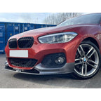 Front Splitter Lip M Sport In Carbon Look For Bmw 1 Series F20 Lci -