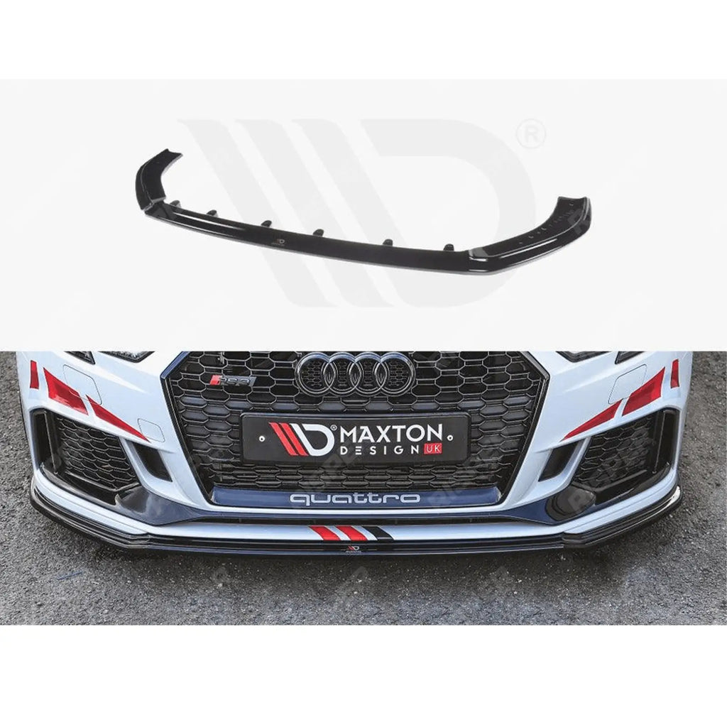 FRONT SPLITTER V.2 For AUDI RS3 8V FACELIFT SPORTBACK (2017-2020)