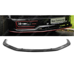 Front Sport-Line Splitter Lip in Gloss Black For VW T6 Transporter 2015 Onwards -