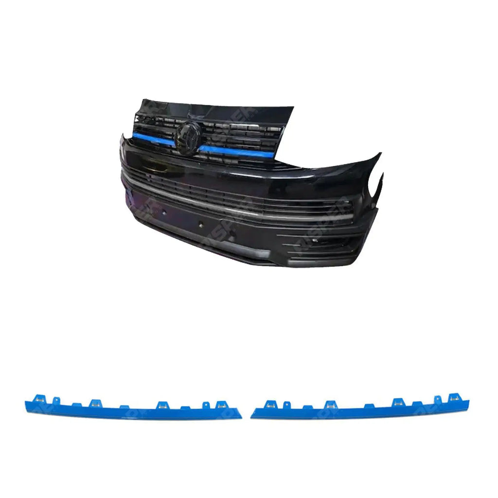 Front Upper 2 Piece Clip In Grille Streamer For VW T6 Transporter 2015-2019