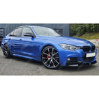 Full Aero Body Kit Diffuser 0___0 In Gloss Black For BMW 3 Series F30 M Sport 2012-2018