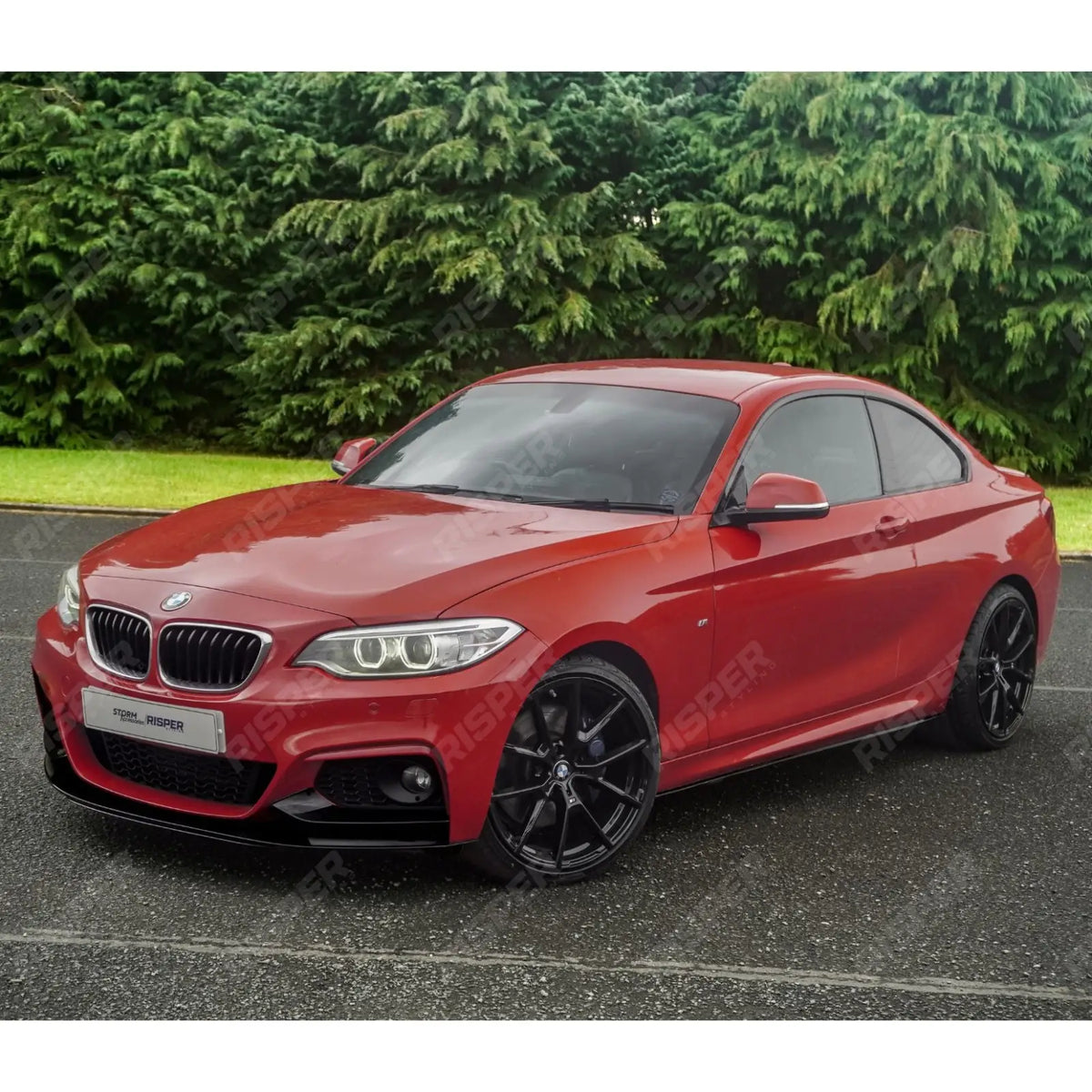 Full Aero Body Kit Diffuser 00____ In Gloss Black For BMW 2 Series F22 M Sport 2014-2021