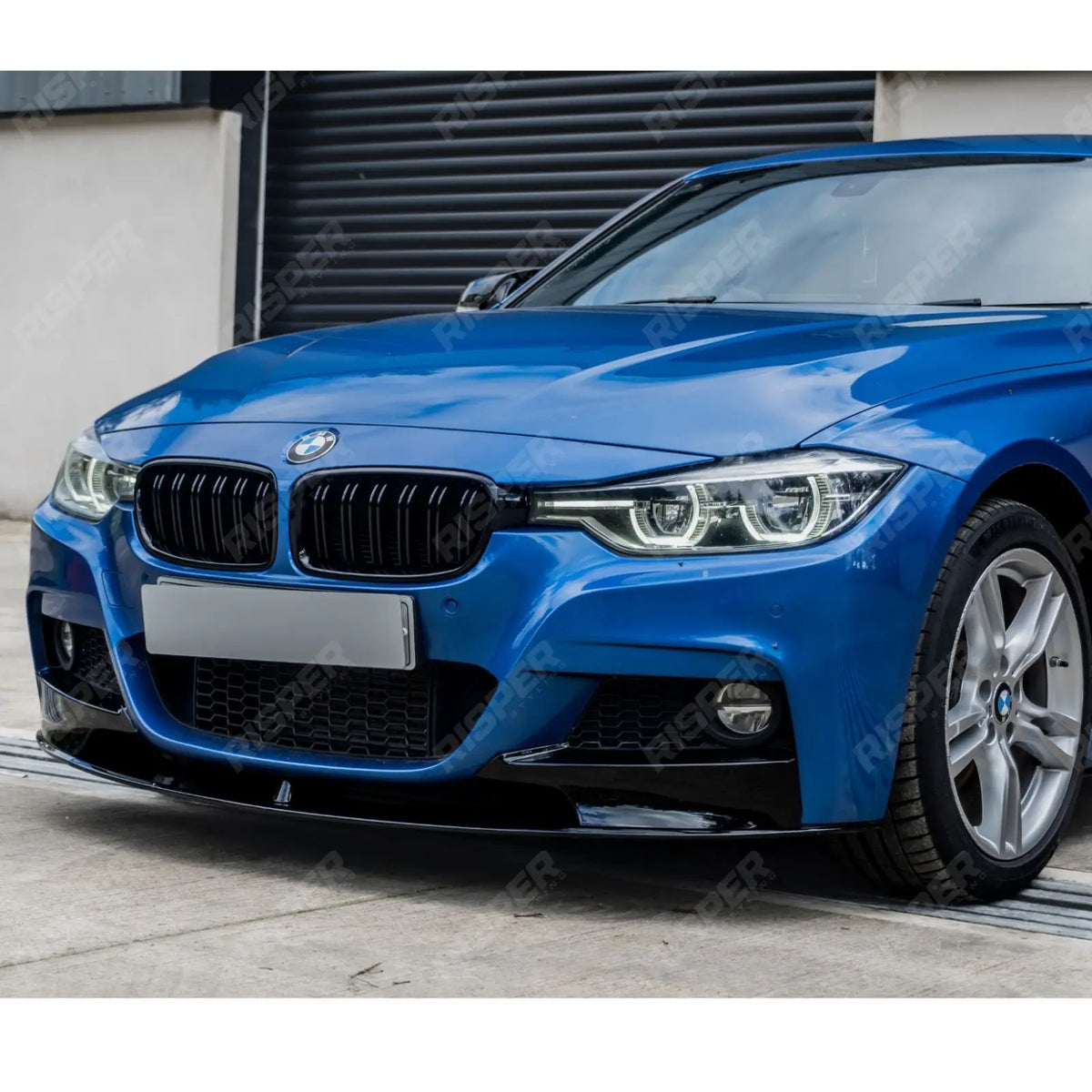 Full Aero Body Kit Diffuser 00___ In Gloss Black For BMW 3 Series F30 M Sport 2012-2018