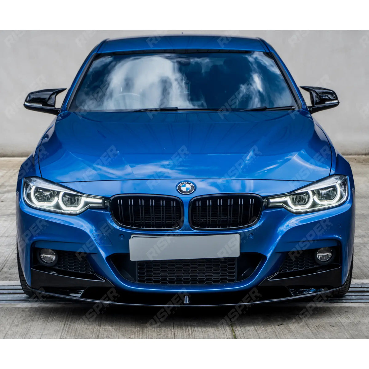 Full Aero Body Kit Diffuser 00___ In Gloss Black For BMW 3 Series F30 M Sport 2012-2018