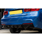 Full Aero Body Kit Diffuser 00___ In Gloss Black For BMW 3 Series F30 M Sport 2012-2018