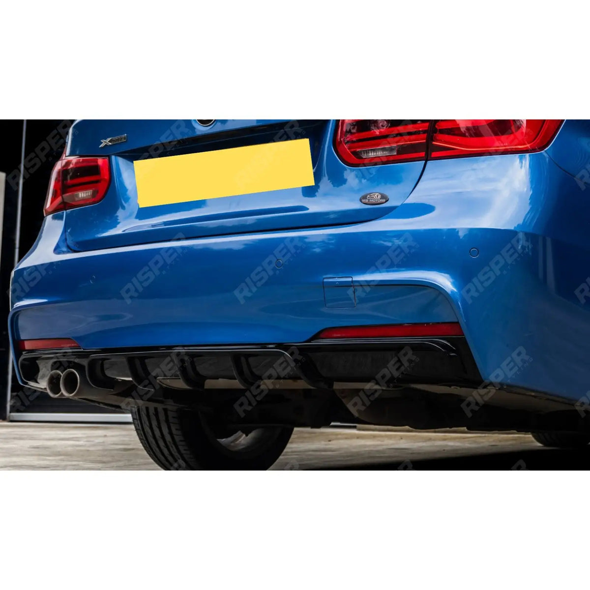 Full Aero Body Kit Diffuser 00___ In Gloss Black For BMW 3 Series F30 M Sport 2012-2018