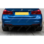 Full Aero Body Kit Diffuser 00___ In Gloss Black For BMW 3 Series F30 M Sport 2012-2018