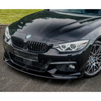 Full Aero Body Lip Kit Diffuser 00___ In Gloss Black For BMW 4 Series F32 M Sport 2014-2020