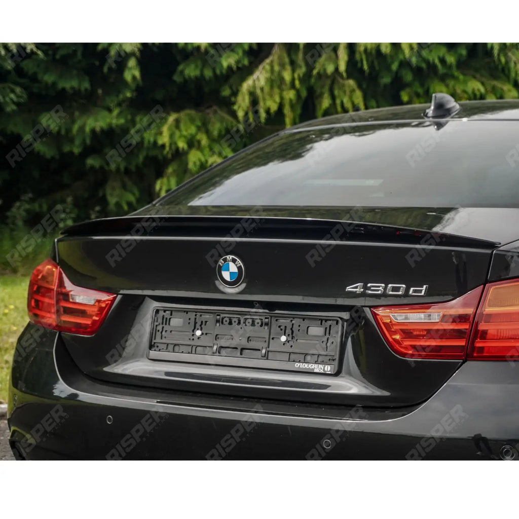 Full Aero Body Lip Kit Diffuser 00___ In Gloss Black For BMW 4 Series F32 M Sport 2014-2020