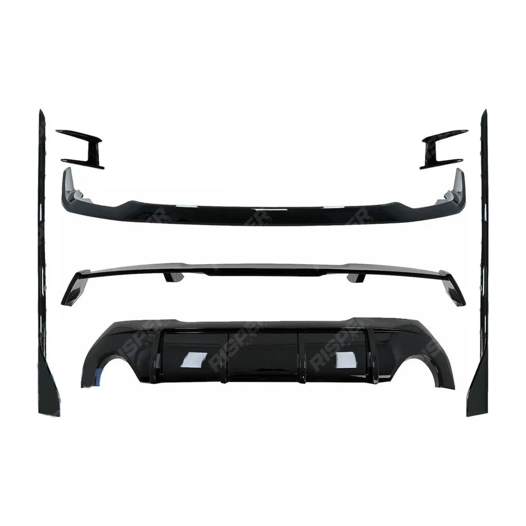 Full Aero Kit In Gloss Black For BMW 1 Series M Sport F40 2018 - 2024