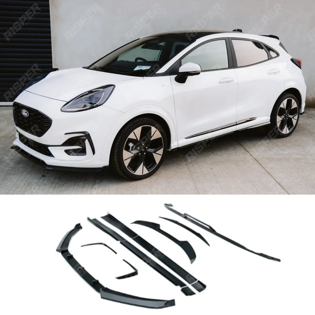 Full Aero Kit In Gloss Black For Ford Puma ST Line & ST Line X 2024+