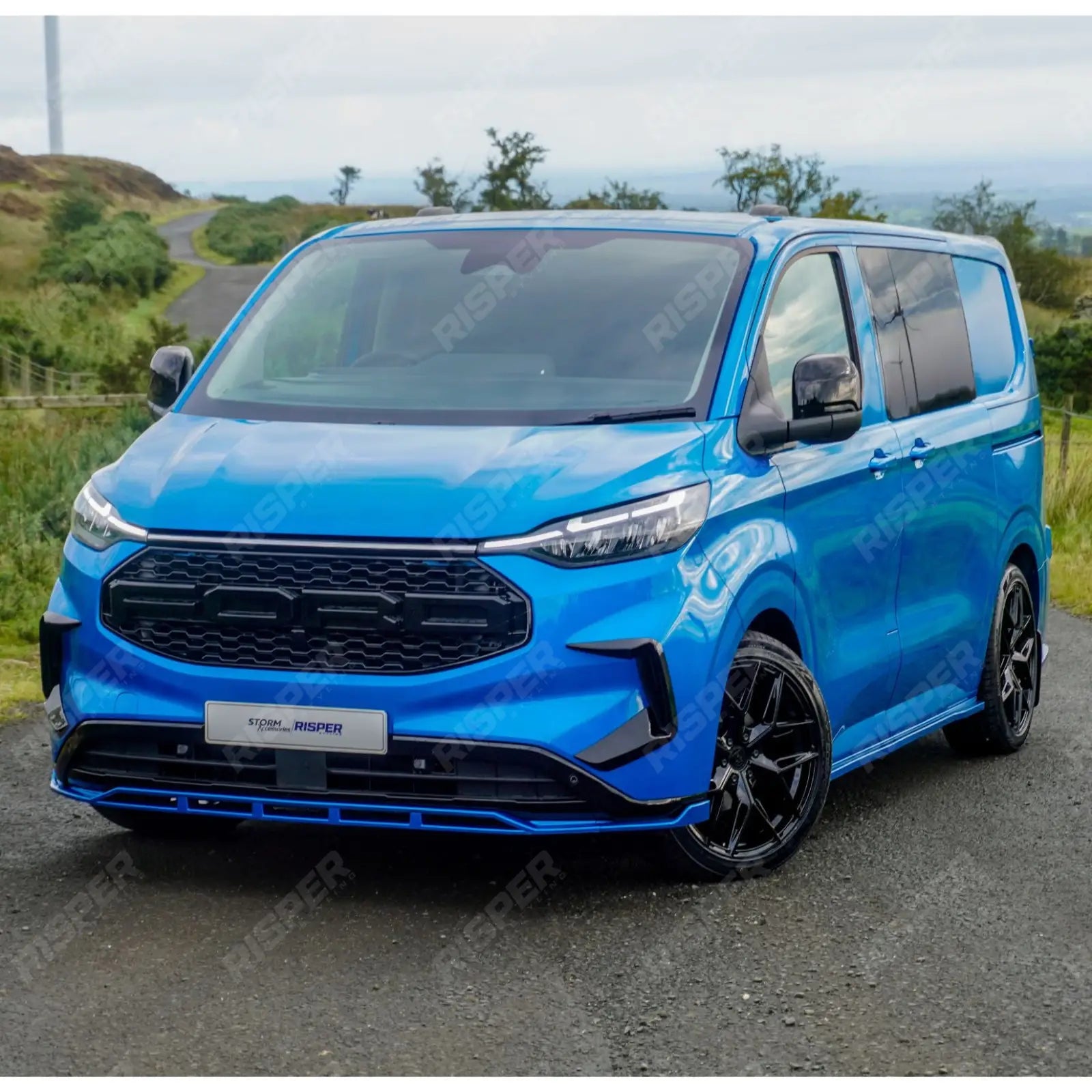 Full Aero Kit V2 Colour Coded For Ford Transit Custom LWB 2024 On