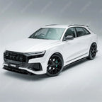Full Aero Low Line Kit In Gloss Black By Risper Styling For Audi Q8 S Line 2018-2023