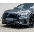 Full Aero Low Line Kit In Gloss Black By Risper Styling For Audi Q8 S Line 2018-2023