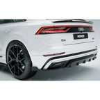 Full Aero Low Line Kit In Gloss Black For Audi Q8 S Line 2018-2023