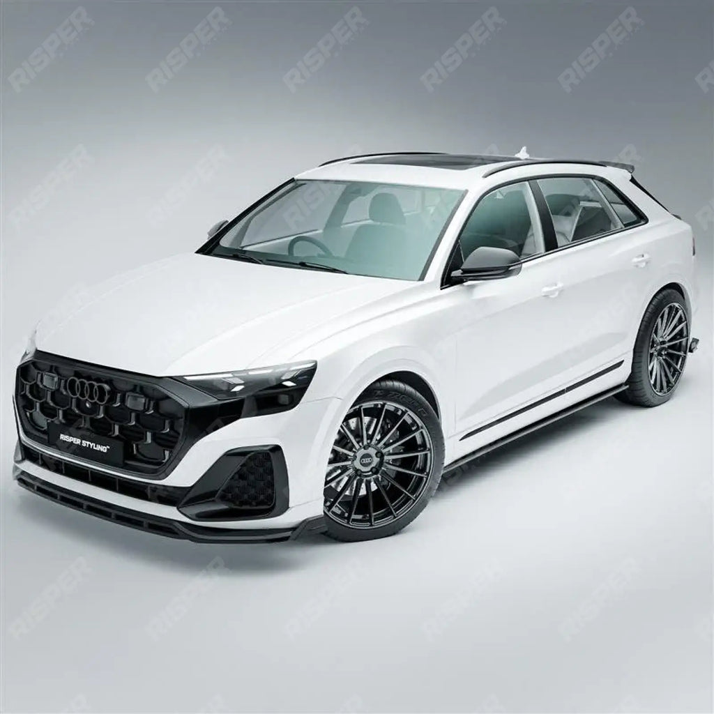 Full Aero Low Line Kit In Gloss Black For Audi Q8 S-Line 2023+
