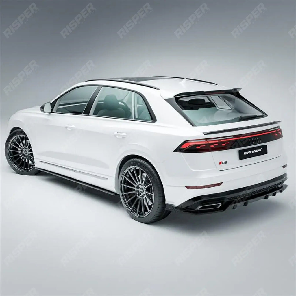 Full Aero Low Line Kit In Gloss Black For Audi Q8 S-Line 2023+