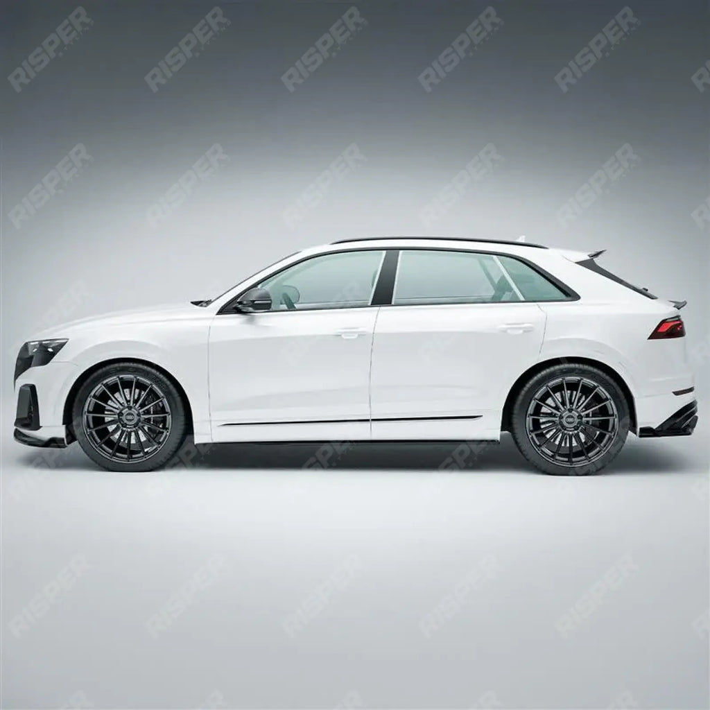 Full Aero Low Line Kit In Gloss Black For Audi Q8 S-Line 2023+