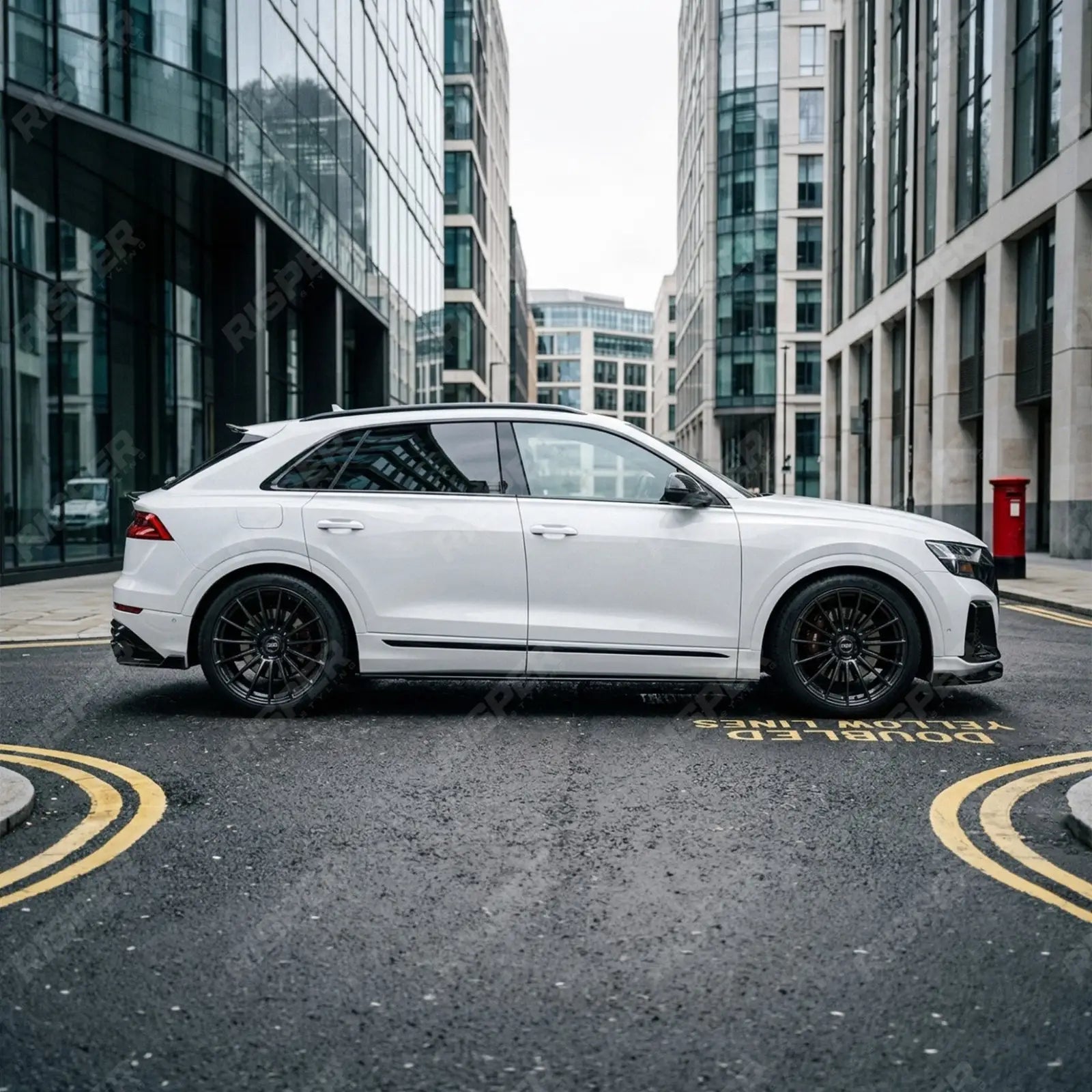 Full Aero Low Line Kit In Gloss Black For Audi Q8 S-Line 2023+