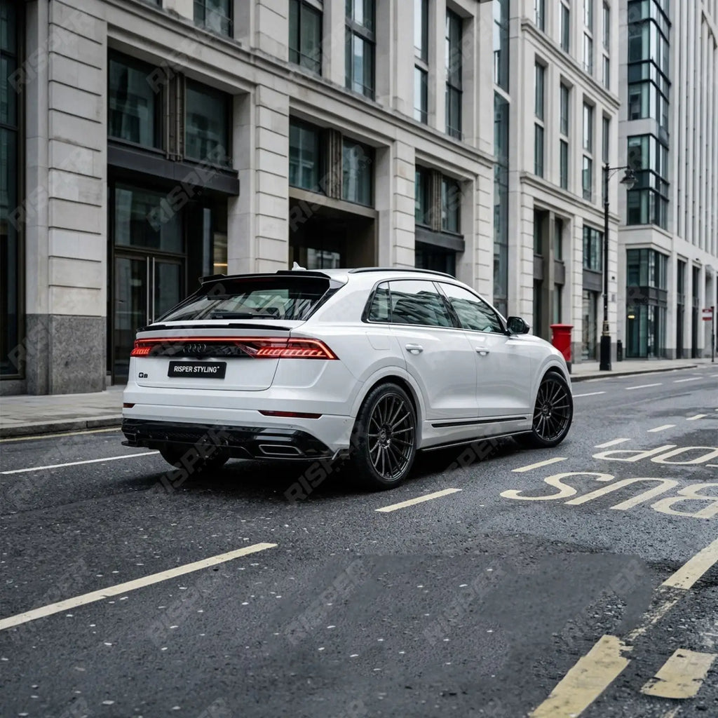 Full Aero Low Line Kit In Gloss Black For Audi Q8 S-Line 2023+