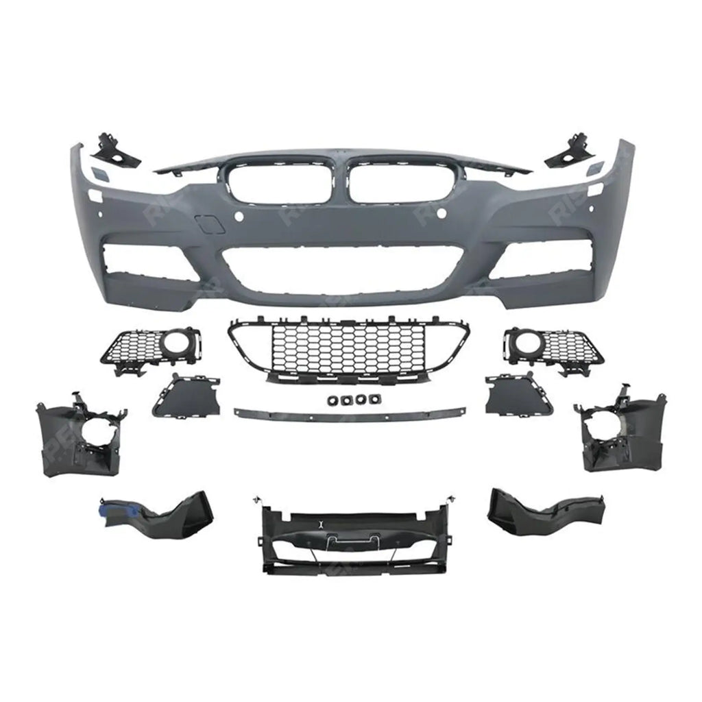 Full Front Bumper Assembly SE Sport to M Sport Look For BMW 3 Series F30 2012-2018