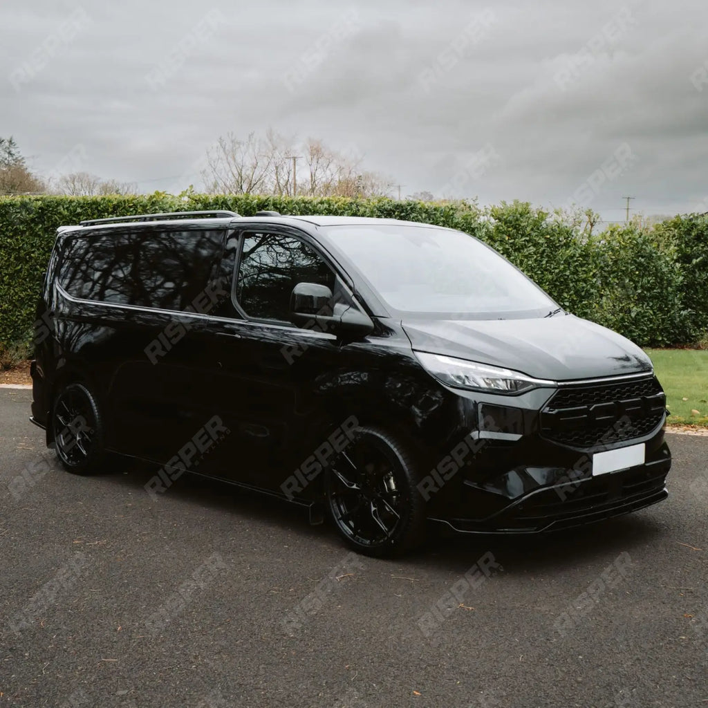 Full Low Line Aero Kit In Gloss Black For PHEV Ford Transit Custom MK2 2024 on