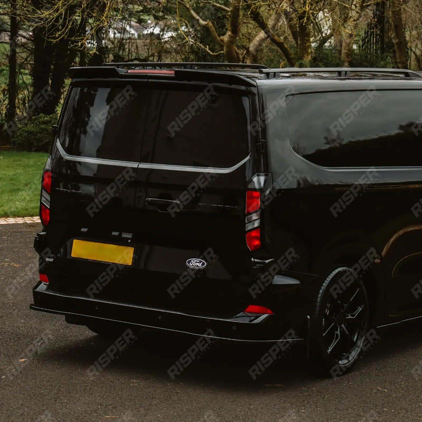 Full Low Line Aero Kit In Gloss Black For PHEV Ford Transit Custom MK2 2024 on