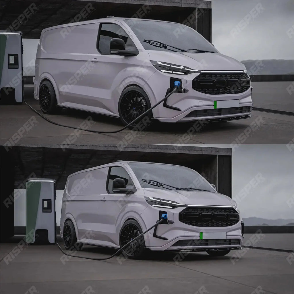 Full Low Line Aero Kit In Gloss Black For PHEV Ford Transit Custom MK2 2024 on
