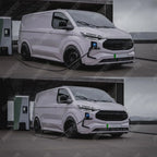 Full Low Line Aero Kit In Gloss Black For PHEV Ford Transit Custom MK2 2024 on
