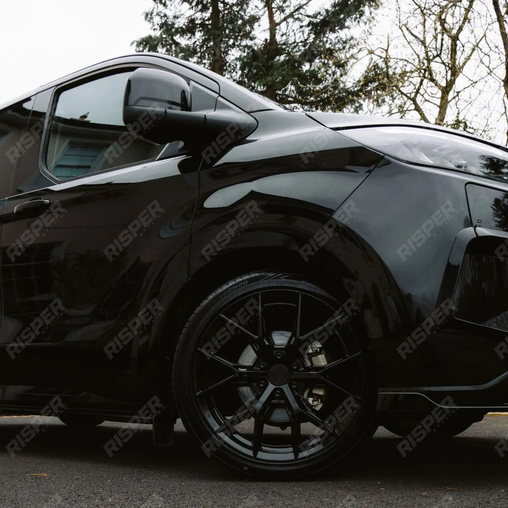Full Low Line Aero Kit In Gloss Black For PHEV Ford Transit Custom MK2 2024 on