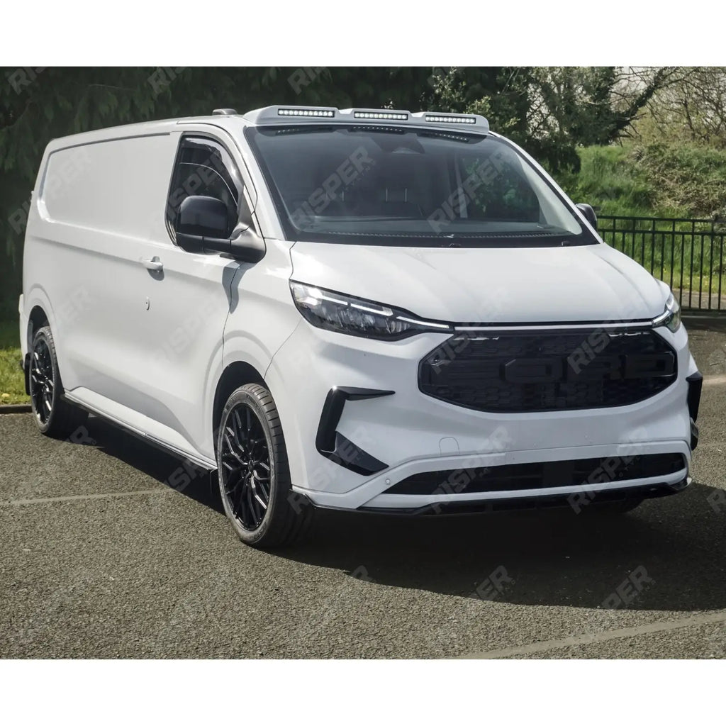 Full Low Line Aero Kit V1 In Gloss Black For Ford Transit Custom Barn Door LWB  MK2 2024 on