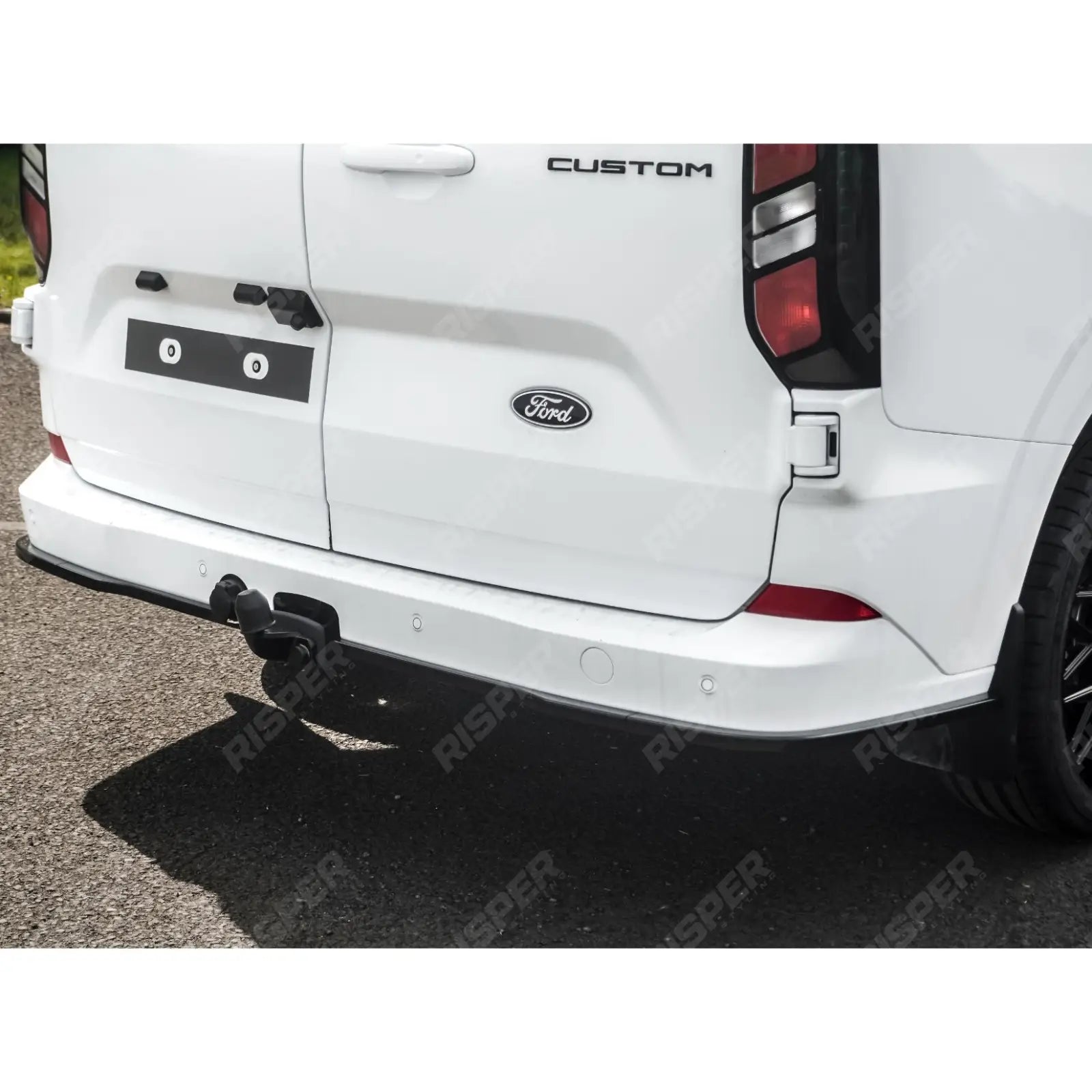 Full Low Line Aero Kit V1 In Gloss Black For Ford Transit Custom Barn Door LWB  MK2 2024 on