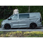 Full Low Line Aero Kit V1 In Gloss Black For Ford Transit Custom Barn Door LWB  MK2 2024 on